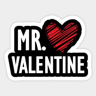 Mr. Valentine w Sticker